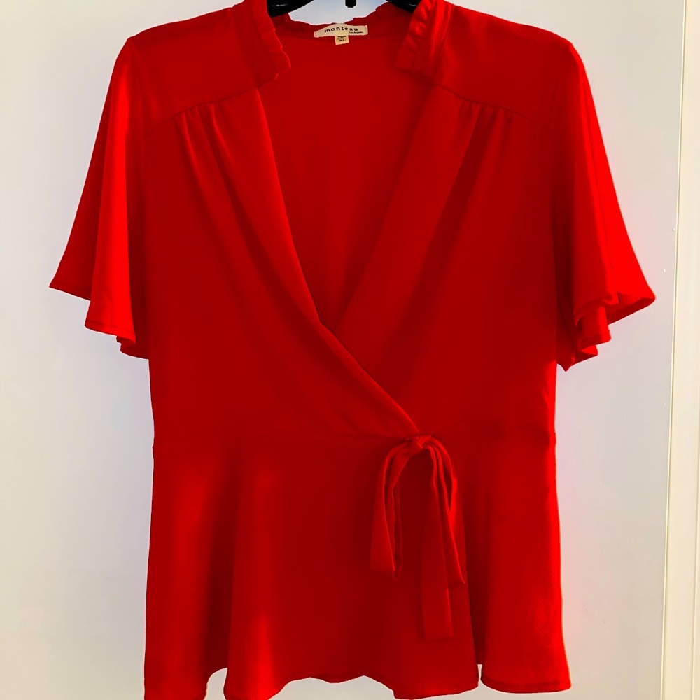 Red Monteau XL Woman’s top